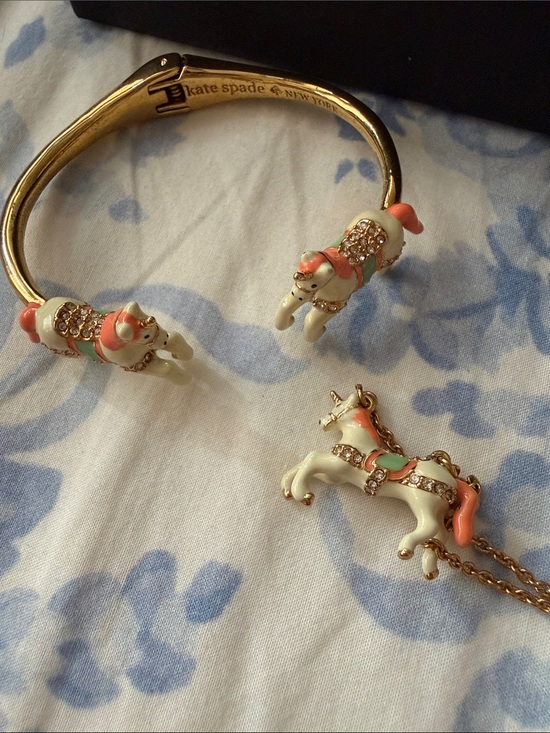 kate spade Jewelry - Kate Spade ♠️ 🦄 Unicorn Necklace and Bracelet Set
